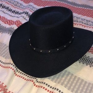 Vintage Black BOHO hat